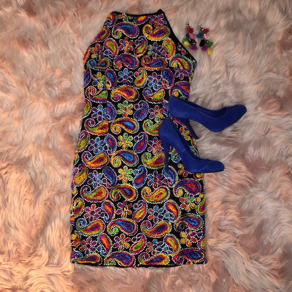 PrettyLittleThing Colorful Dress- Brand New!